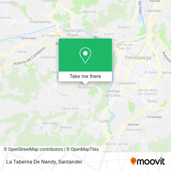 La Taberna De Nandy map