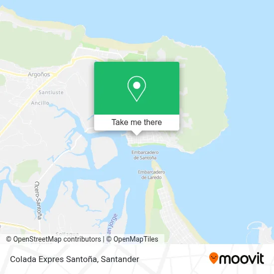 Colada Expres Santoña map