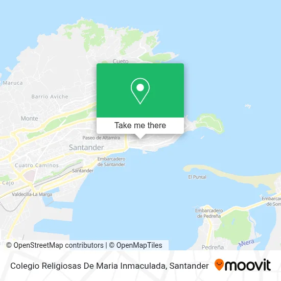 Colegio Religiosas De Maria Inmaculada map