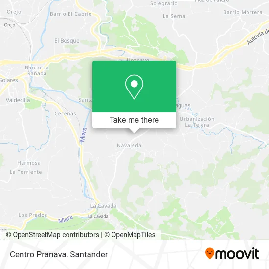 Centro Pranava map