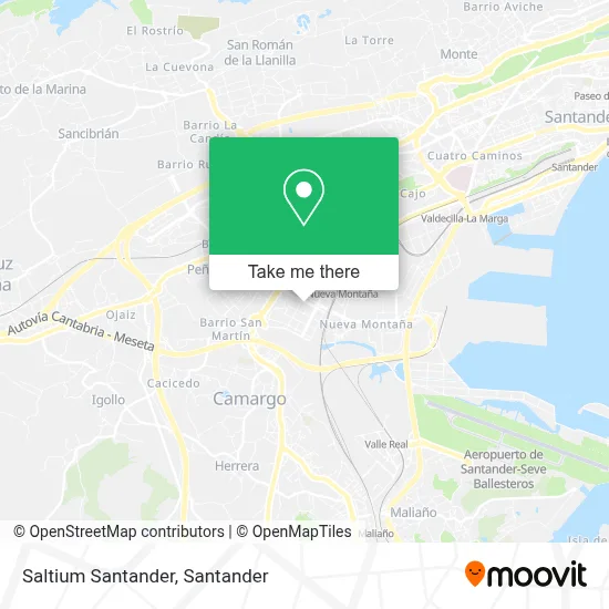 Saltium Santander map