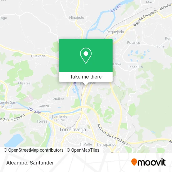 Alcampo map