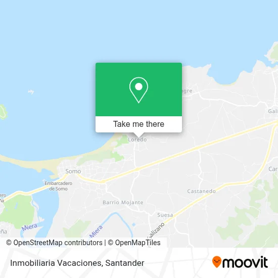 Inmobiliaria Vacaciones map