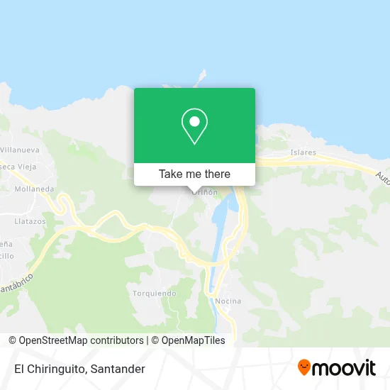 El Chiringuito map