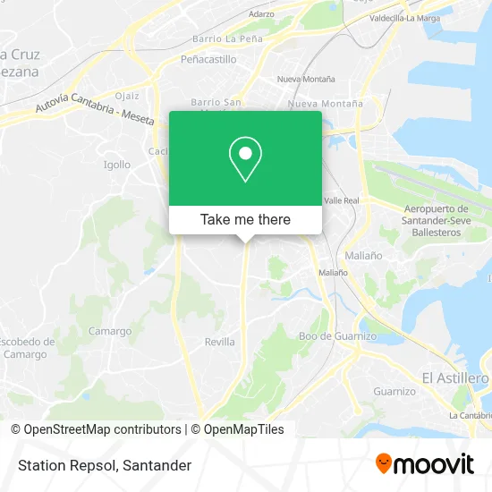 Station Repsol map