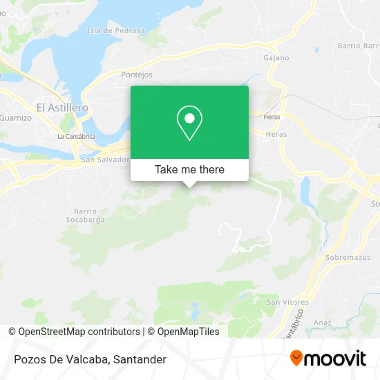 Pozos De Valcaba map