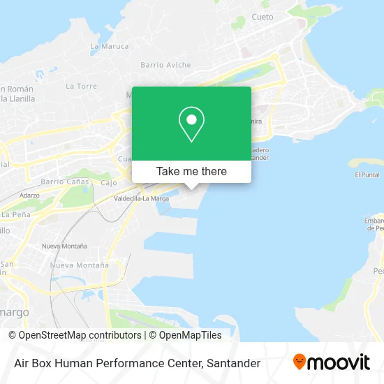 Air Box Human Performance Center map