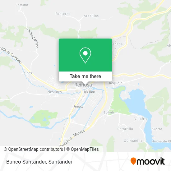 Banco Santander map