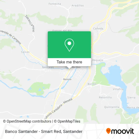 Banco Santander - Smart Red map