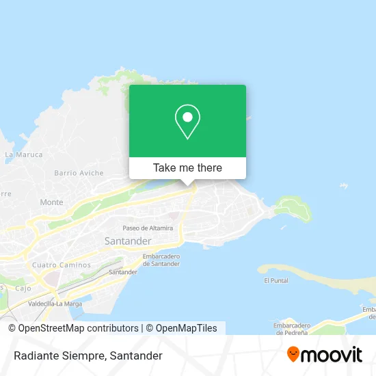 Radiante Siempre map