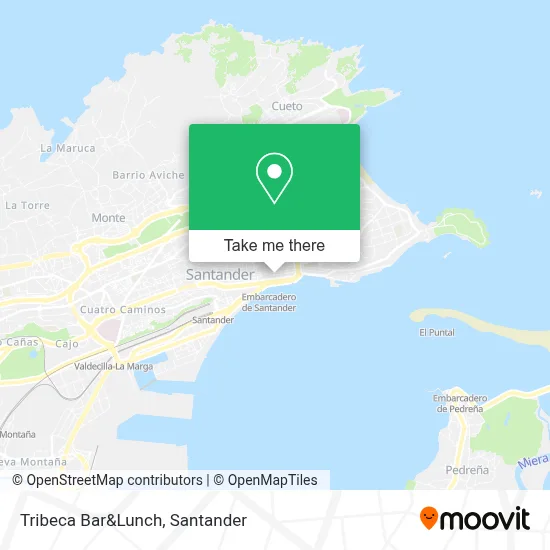 Tribeca Bar&Lunch map