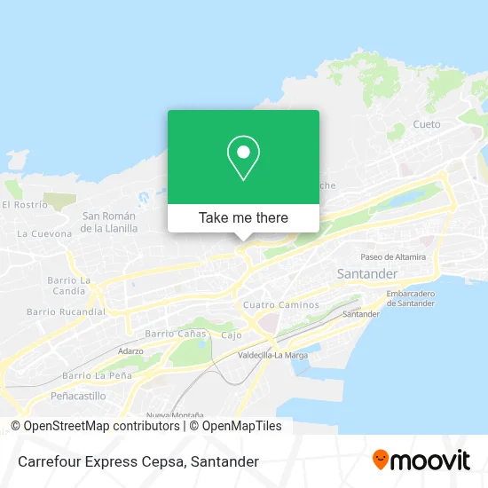 Carrefour Express Cepsa map