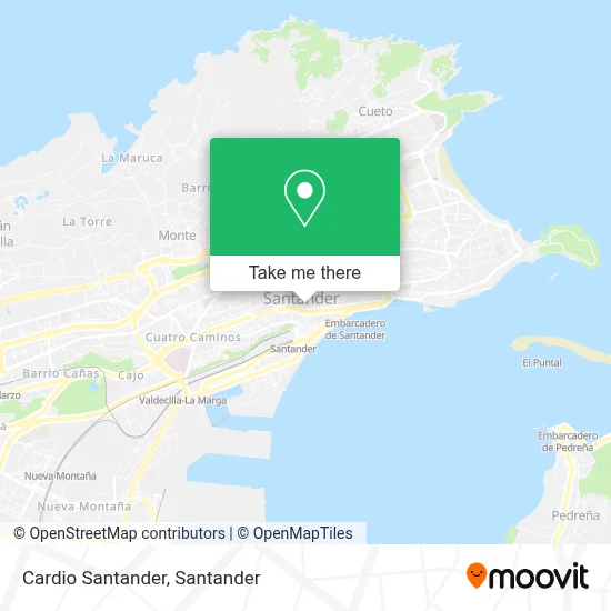 Cardio Santander map