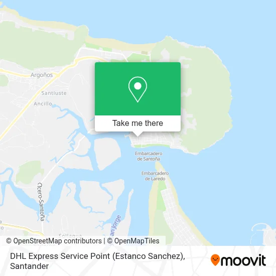DHL Express Service Point (Estanco Sanchez) map