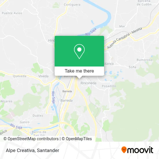 Alpe Creativa map