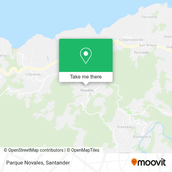 Parque Novales map