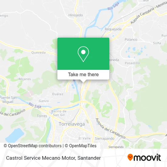 Castrol Service Mecano Motor map