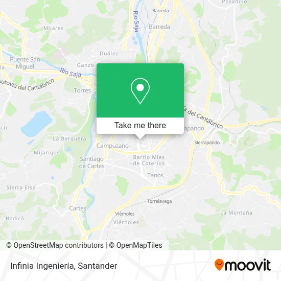Infinia Ingeniería map