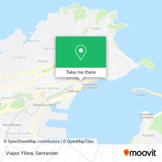 Viajes Yllera map