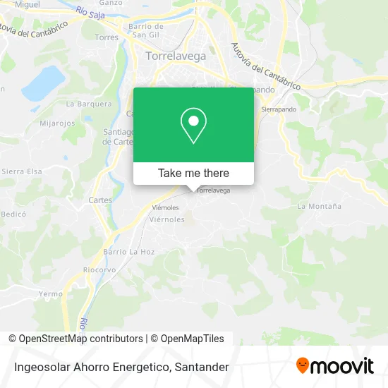 Ingeosolar Ahorro Energetico map