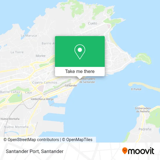 Santander Port map