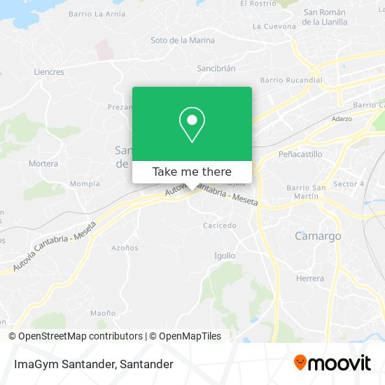 mapa ImaGym Santander