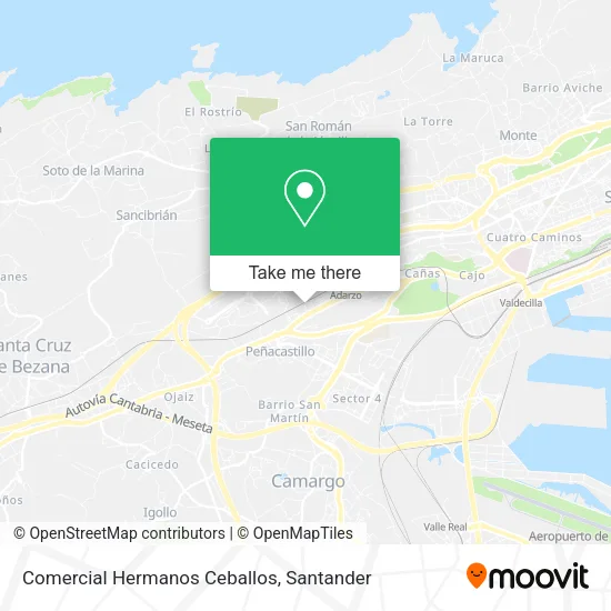 mapa Comercial Hermanos Ceballos