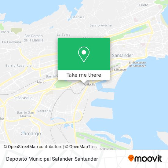 Deposito Municipal Satander map