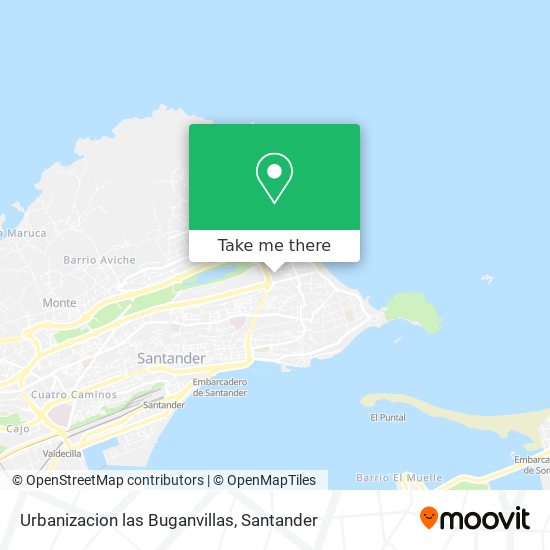 Urbanizacion las Buganvillas map