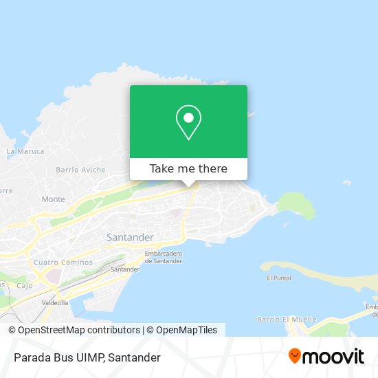 Parada Bus UIMP map