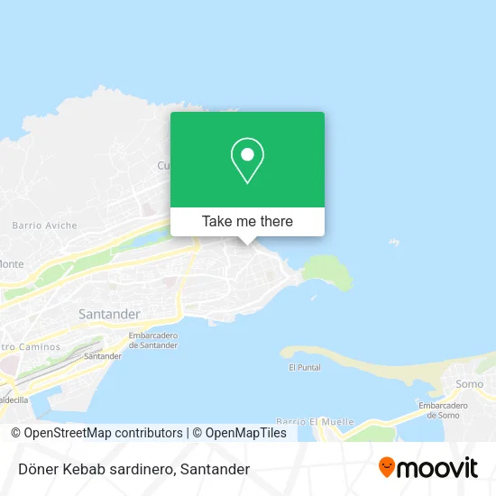 Döner Kebab sardinero map