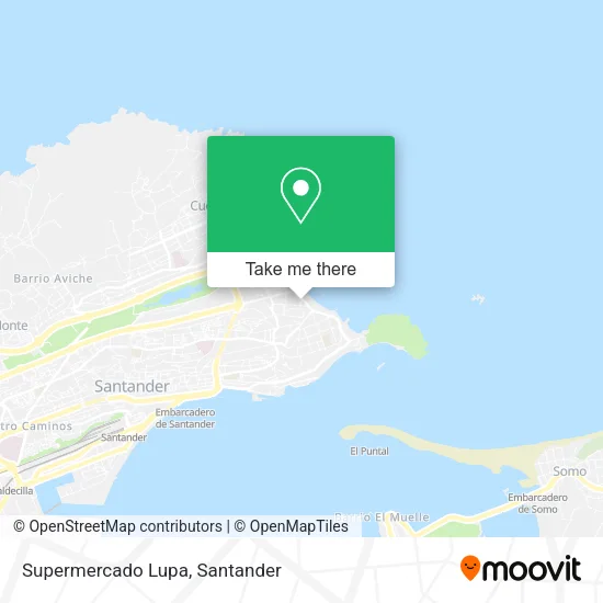Supermercado Lupa map