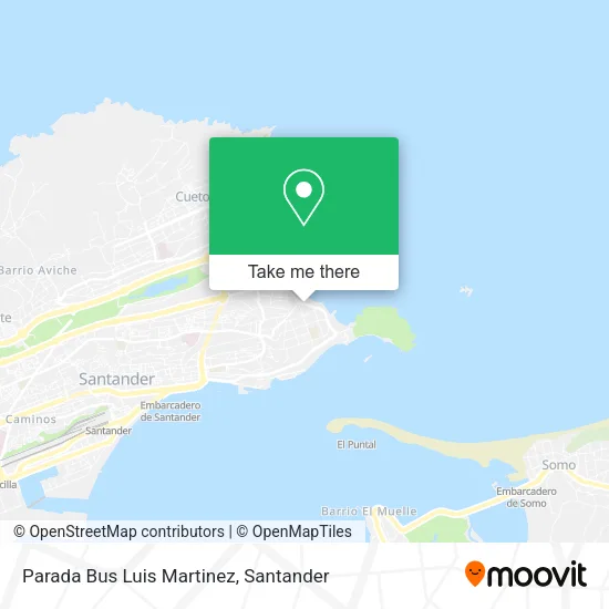 Parada Bus Luis Martinez map