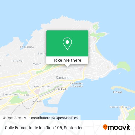 Calle Fernando de los Ríos 105 map