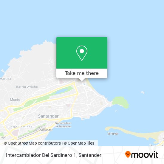 mapa Intercambiador Del Sardinero 1