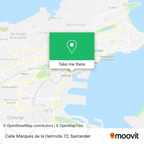 Calle Marqués de la Hermida 72 map