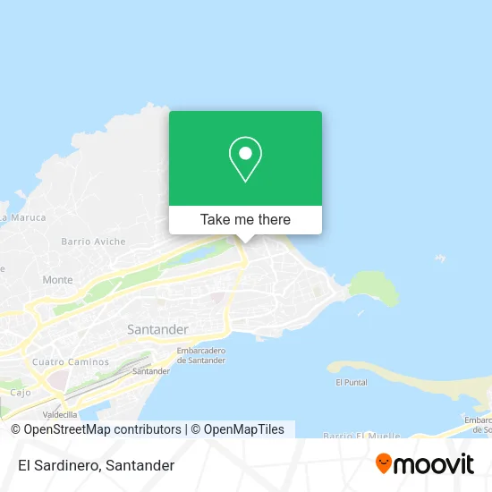 El Sardinero map