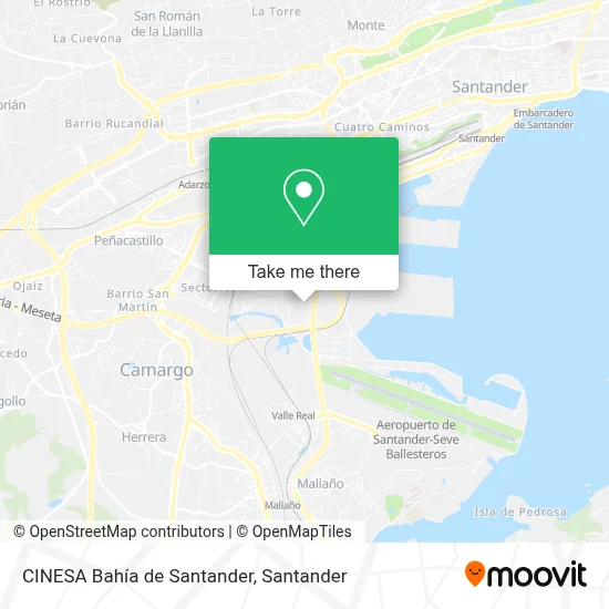 CINESA Bahía de Santander map