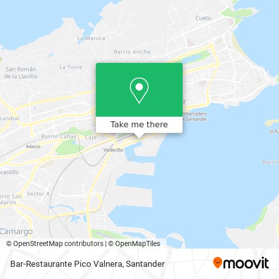Bar-Restaurante Pico Valnera map