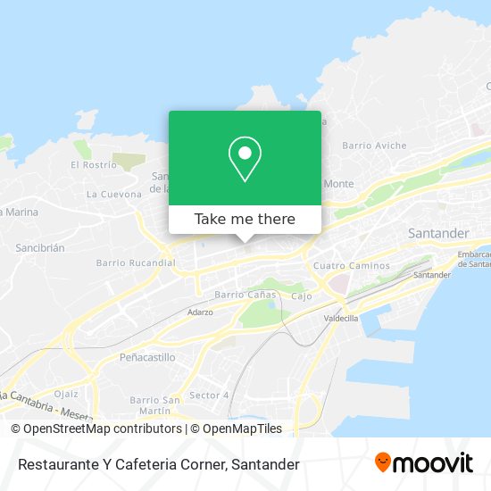 Restaurante Y Cafeteria Corner map