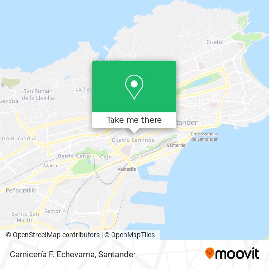Carnicería F. Echevarría map