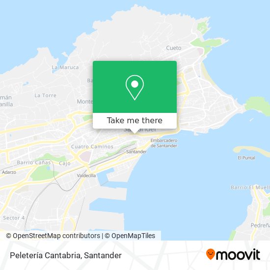 Peletería Cantabria map