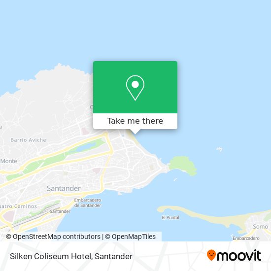 Silken Coliseum Hotel map