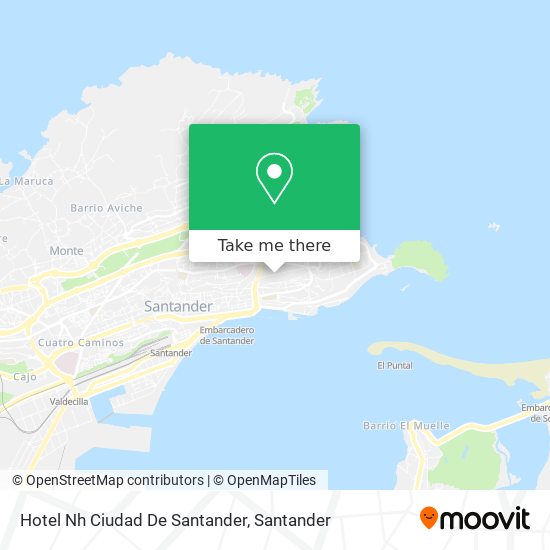 Hotel Nh Ciudad De Santander map