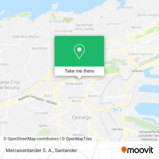 mapa Mercasantander S. A.