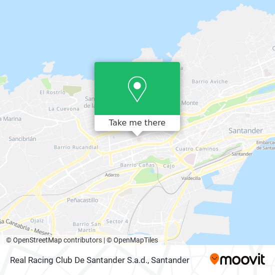 How to get to Real Racing Club De Santander . by Bus or Train?