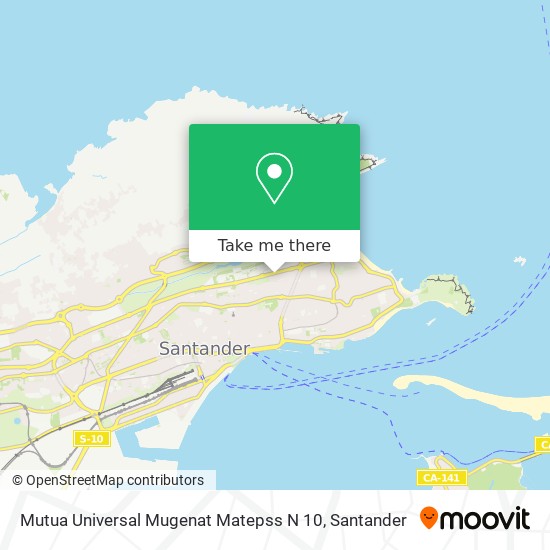 mapa Mutua Universal Mugenat Matepss N 10