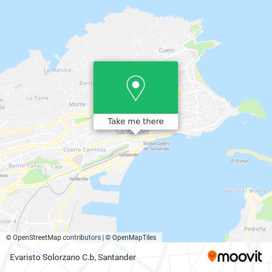 Evaristo Solorzano C.b map
