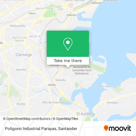 Polígono Industrial Parayas map