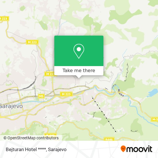 Bejturan Hotel **** map